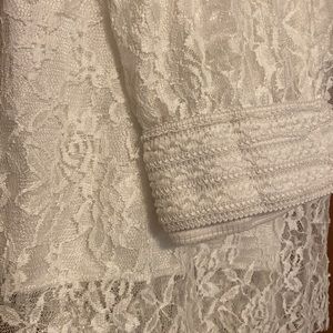Sheer white skirt - perfect for beach, vacations, and festival outfits!